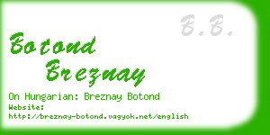 botond breznay business card